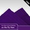 G128 Solid Purple Color Flag | 2.5x4 Ft | LiteWeave Pro Series Printed 150D Polyester | Indoor/Outdoor, Vibrant Colors, Brass Grommets, Thicker and More Durable Than 100D 75D Polyester